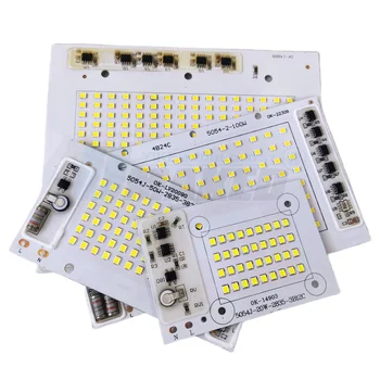 10ШТ COB Светодиодные Лампы Chip Lamp Smart IC 220V 150W 100W 50W 30W 20W Для Наружного ПрожеКтора Теплый Белый/Белое Высокое качество